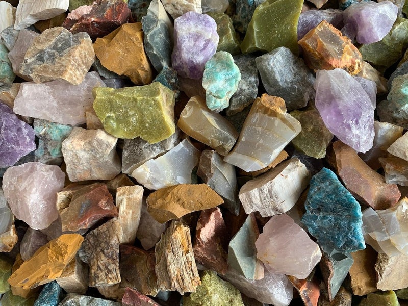 Wholesale Raw Assorted Crystals Natural Assorted Stone Natural Rough Assorted Crystals Assorted Rough Assorted Healing Crystals Assorted 1 Pound